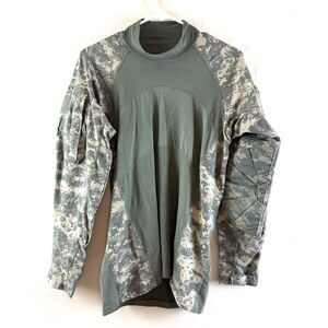 Massif Army Combat Shirt Size Medium Padded Tactical Military Digital Camouflage
